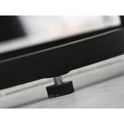 JACEK dohányzóasztal szett - fehér / fekete