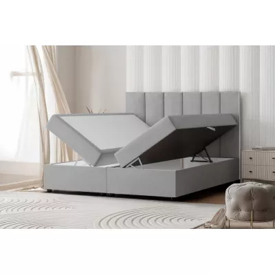 DELTA 1 hotel ágy - 160x200, világosszürke