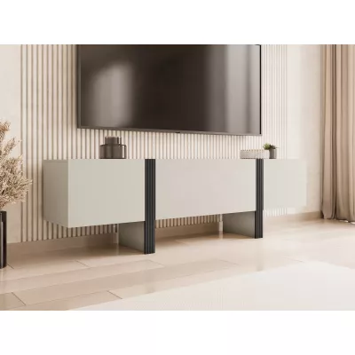 TV állvány LUNET - kasmír / kasmír + fekete