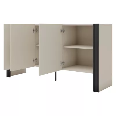 Nappali szett LUNET - kasmír / kasmír + fekete