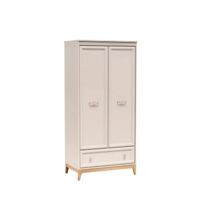 Kétajtós szekrény 92 cm ELLENSBURG - kasmír