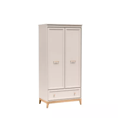 Kétajtós szekrény 92 cm ELLENSBURG - kasmír