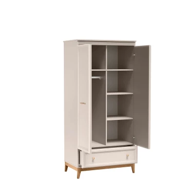 Kétajtós szekrény 92 cm ELLENSBURG - kasmír