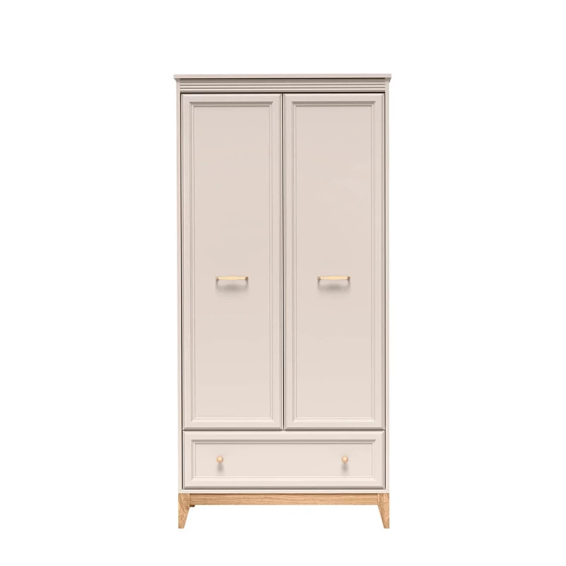 Kétajtós szekrény 92 cm ELLENSBURG - kasmír