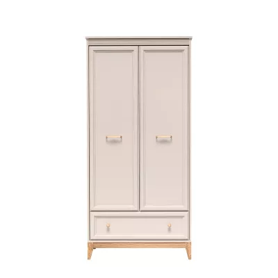 Kétajtós szekrény 92 cm ELLENSBURG - kasmír