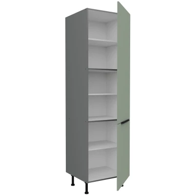 LUNARA élelmiszerszekrény - szélesség 60 cm, zöld / antracit