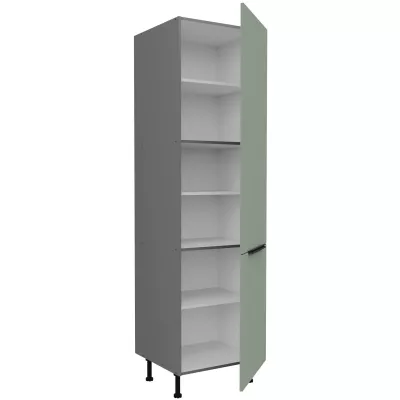 LUNARA élelmiszerszekrény - szélesség 60 cm, zöld / antracit