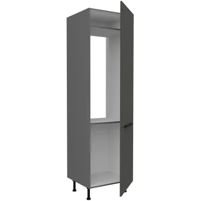LUNARA beépített hűtőszekrényhez való szekrény - szélesség 60 cm, grafit / antracit