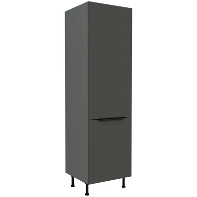 LUNARA beépített hűtőszekrényhez való szekrény - szélesség 60 cm, grafit / antracit