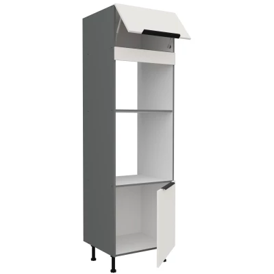 LUNARA beépített szekrény - szélesség 60 cm, fehér / antracit