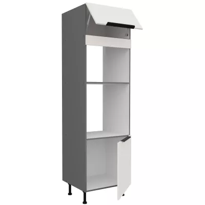 LUNARA beépített szekrény - szélesség 60 cm, fehér / antracit