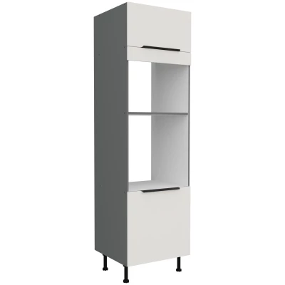 LUNARA beépített szekrény - szélesség 60 cm, fehér / antracit