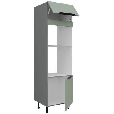 LUNARA beépített szekrény - szélesség 60 cm, zöld / antracit