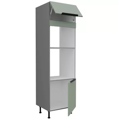 LUNARA beépített szekrény - szélesség 60 cm, zöld / antracit