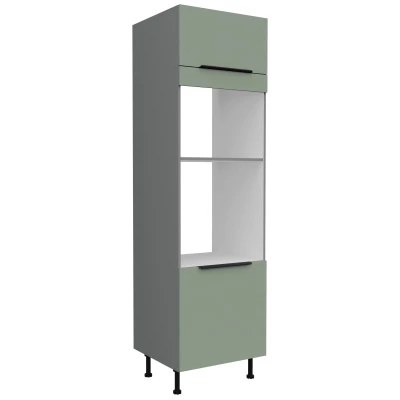 LUNARA beépített szekrény - szélesség 60 cm, zöld / antracit