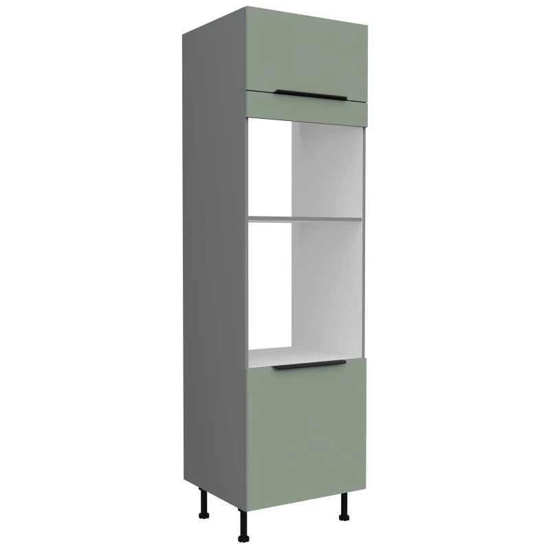LUNARA beépített szekrény - szélesség 60 cm, zöld / antracit