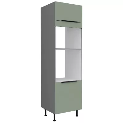 LUNARA beépített szekrény - szélesség 60 cm, zöld / antracit