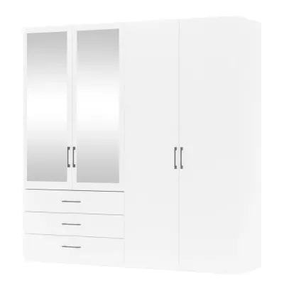 Tágas gardrób 196 cm SAFARA - fehér