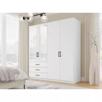 Tágas gardrób 196 cm SAFARA - fehér