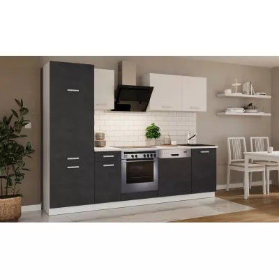 Konyhai egység 270/270 cm ZAIRA - matera / fehér