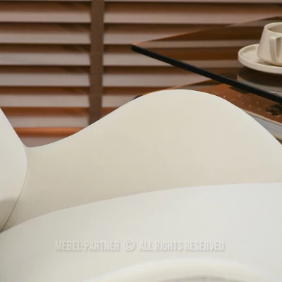 ARELON forgószék - krémszínű