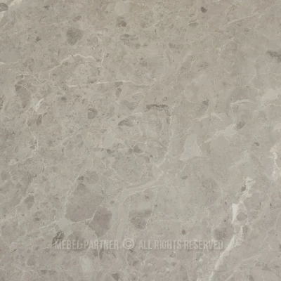 DONIS kerek étkezőasztal 120 cm - szürke márvány / szürke