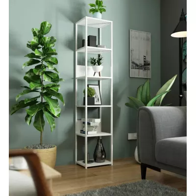 Fém polctartó 40 cm TOMIRAN - fehér