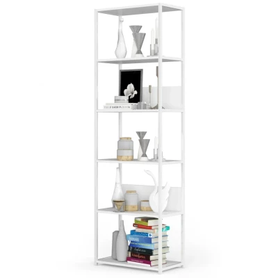 Fém polctartó 60 cm TOMIRAN - fehér
