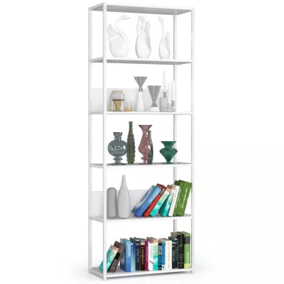 Fém polctartó 70 cm TOMIRAN - fehér