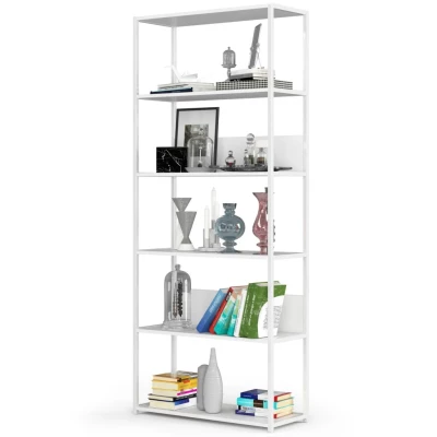 Fém polctartó 80 cm TOMIRAN - fehér