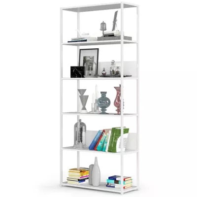 Fém polctartó 80 cm TOMIRAN - fehér