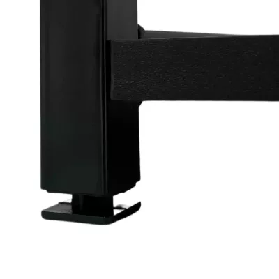 Fém polctartó 60 cm DERIVAL - fekete
