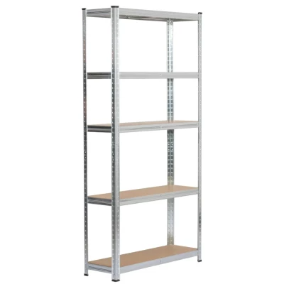 Fém polckészlet otthonra 90 cm QARIAN - ezüst