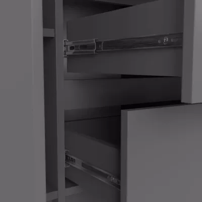 Kombinált fiókos komód JUNIPER - szürke