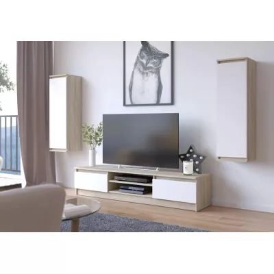 TV állvány YMARIN - sonoma tölgy / fehér