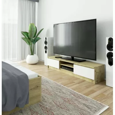 TV állvány YMARIN - artisan tölgy / fehér