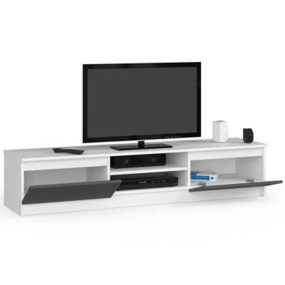 YMARIN TV állvány - fehér / szürke