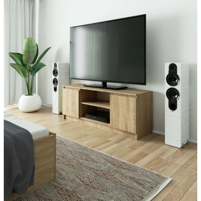 TV állvány ajtókkal YMARIN - sonoma tölgyfa