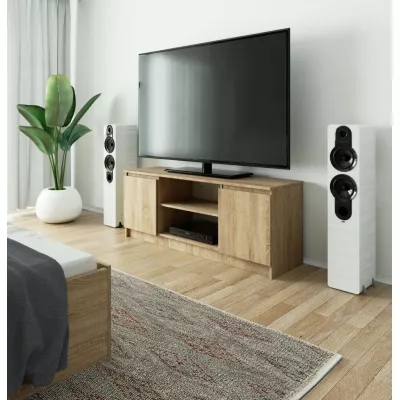 TV állvány ajtókkal YMARIN - sonoma tölgyfa