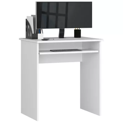 Kisméretű PC-asztal WREN - fehér