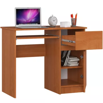 KALRION PC íróasztal - égerfa, valódi felületkezeléssel