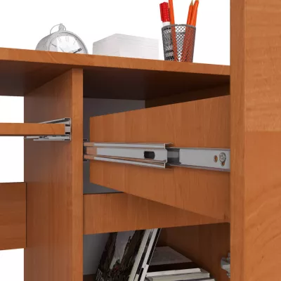 KALRION PC íróasztal - égerfa, valódi felületkezeléssel