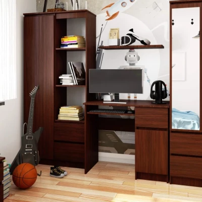 KALRION PC asztal - wenge, igazi dizájn