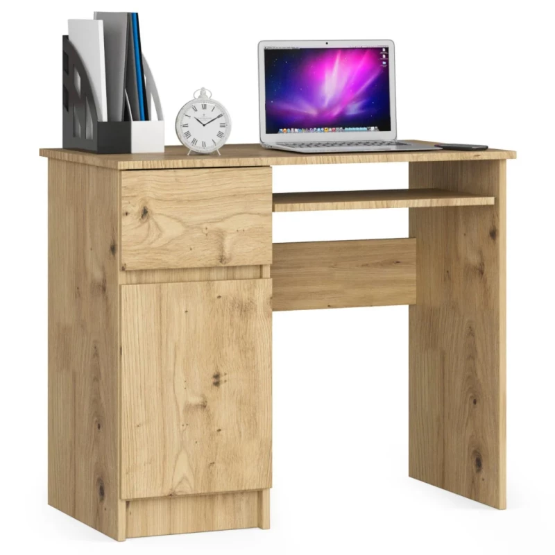 KALRION PC íróasztal - artisan tölgyfa, balos változat