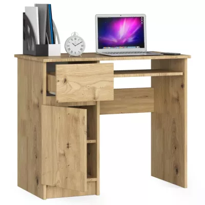 KALRION PC íróasztal - artisan tölgyfa, balos változat