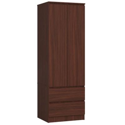 Fiókos gardróbszekrény 60 cm WREN - wenge
