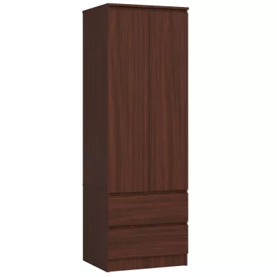Fiókos gardróbszekrény 60 cm WREN - wenge