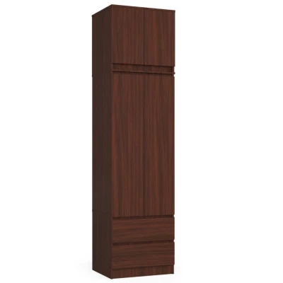 60 cm-es WREN kiegészítővel ellátott gardróbszekrény - wenge