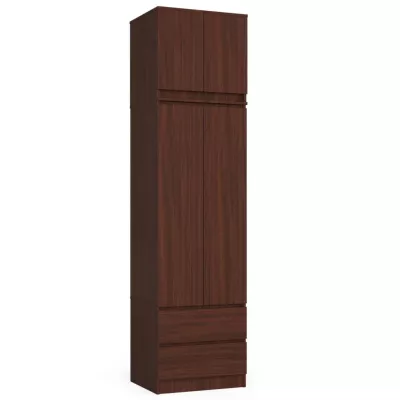 60 cm-es WREN kiegészítővel ellátott gardróbszekrény - wenge
