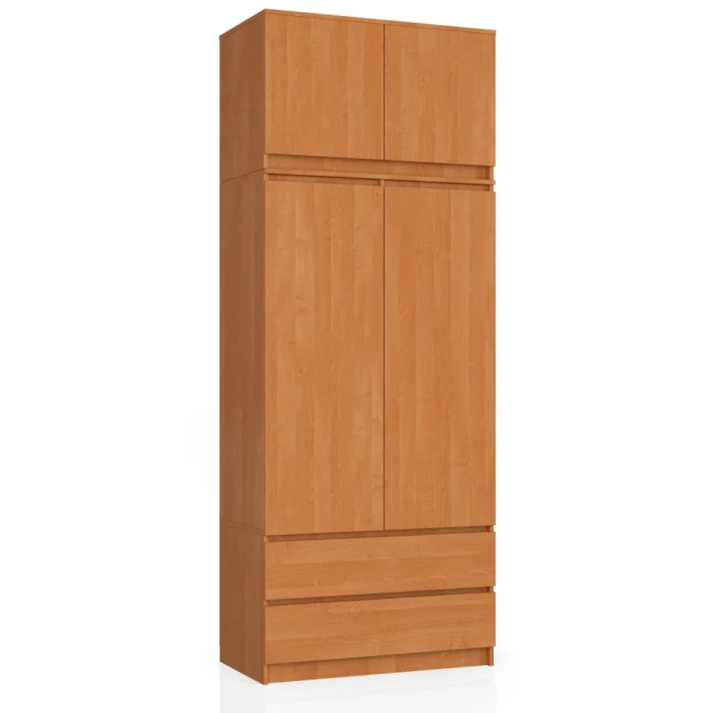90 cm-es LOTA gardróbszekrény bővíthető elemmel - égerfa